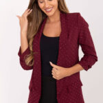 Marynarka Model IT-MA-7684.81 Bordo - Italy Moda -1
