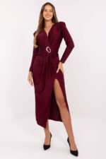 Sukienka Model IT-SK-21625.84 Bordo - Italy Moda -1