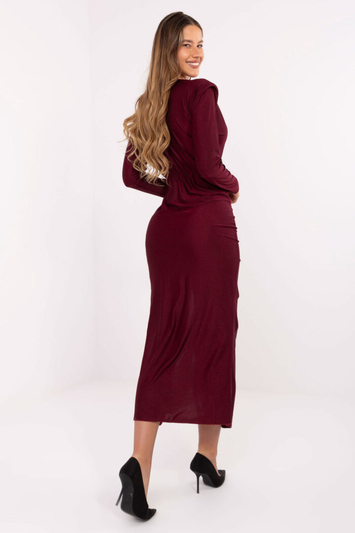Sukienka Model IT-SK-21625.84 Bordo - Italy Moda -3