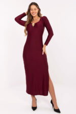 Sukienka Model IT-SK-21619.97 Bordo - Italy Moda -1