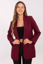 Marynarka Model IT-MA-18657.88 Bordo - Rue Paris -1