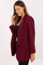 Marynarka Model IT-MA-18657.88 Bordo - Rue Paris -2