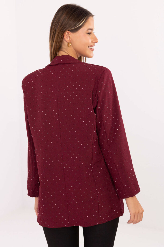 Marynarka Model IT-MA-18657.88 Bordo - Rue Paris -3