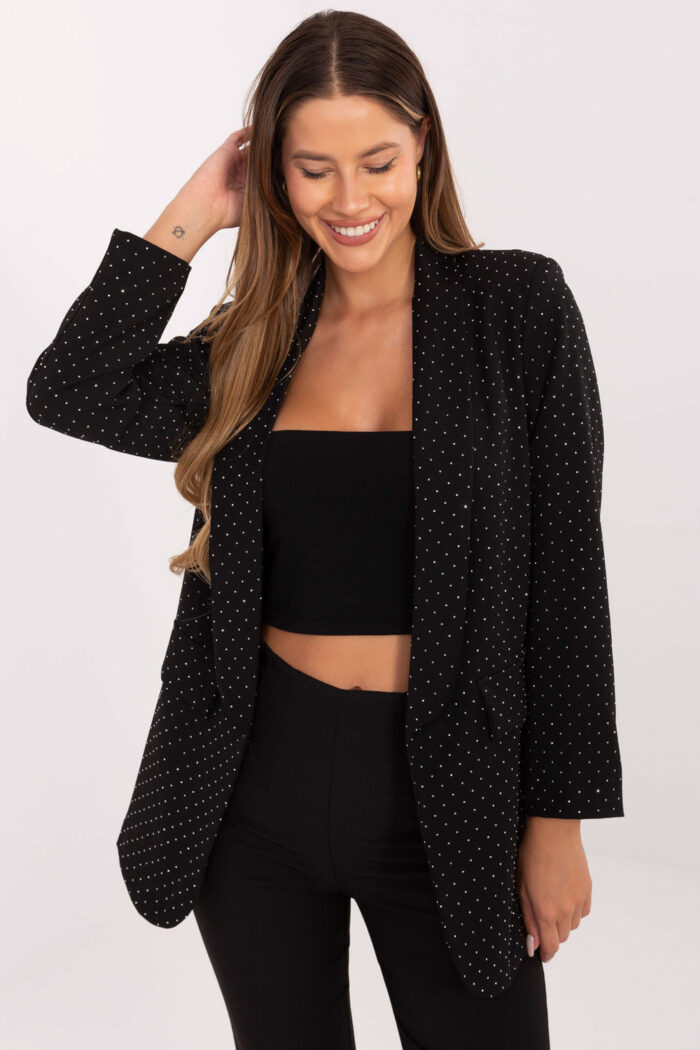 Marynarka Model IT-MA-18657.88 Black - Rue Paris -1