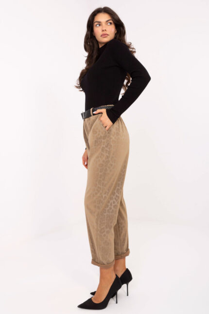 Spodnie Damskie Model IT-SP-242976.29P Camel - Italy Moda -2