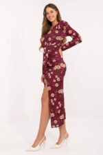 Sukienka Model IT-SK-21625-2.28 Bordo - Italy Moda -2