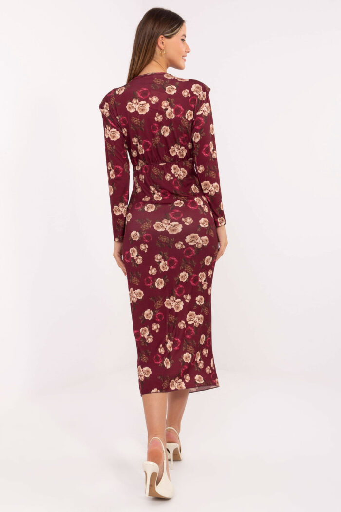 Sukienka Model IT-SK-21625-2.28 Bordo - Italy Moda -3