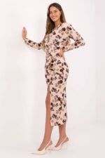 Sukienka Model IT-SK-21625-2.28 Beige - Italy Moda -2