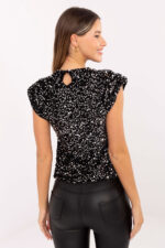 Bluzka Model IT-BZ-20052.96 Black/Silver - Italy Moda -3