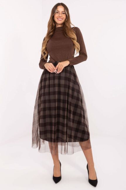 Spódnica Model MI-SD-271329-2.02 Brown - Italy Moda -1