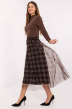 Spódnica Model MI-SD-271329-2.02 Brown - Italy Moda -2