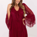 Sukienka Model MI-SK-62435.16 Bordo - Italy Moda -1