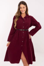 Sukienka Model MI-SK-92400.17 Bordo - Italy Moda -1