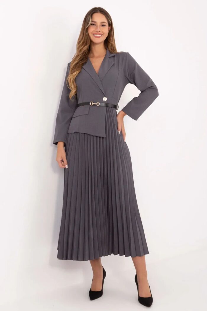 Sukienka Model IT-SK-21599.80 Dark Grey - Italy Moda -3