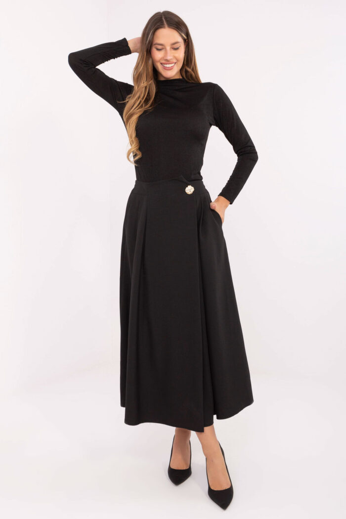 Spódnica Model IT-SD-81036.32 Black - Rue Paris -1