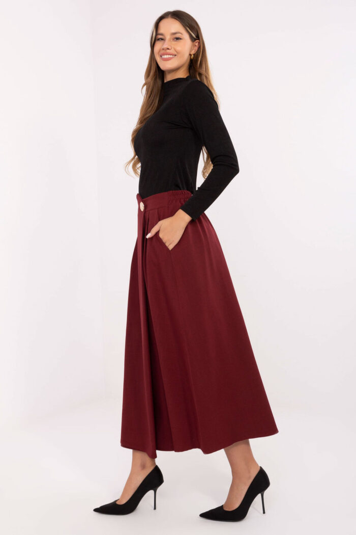 Spódnica Model IT-SD-81036.32 Bordo - Rue Paris -2
