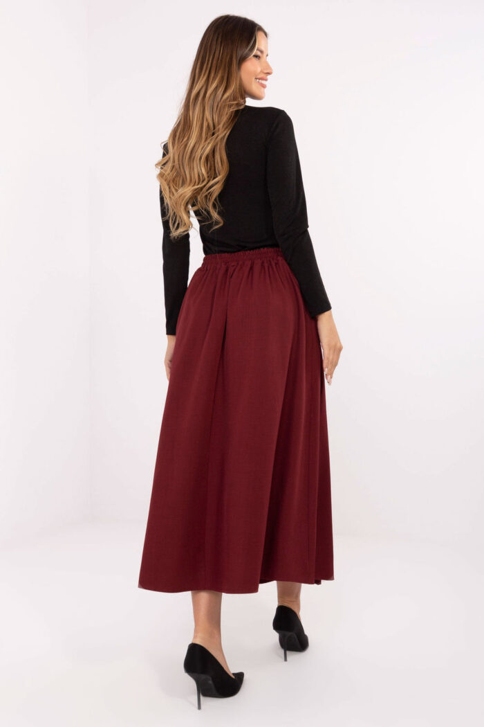 Spódnica Model IT-SD-81036.32 Bordo - Rue Paris -3