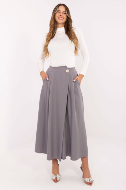 Spódnica Model IT-SD-81036.32 Grey - Rue Paris -1