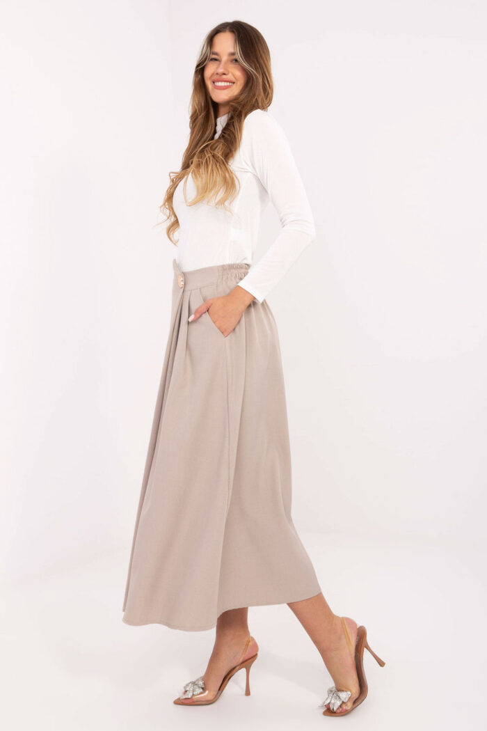 Spódnica Model IT-SD-81036.32 Beige - Rue Paris -2