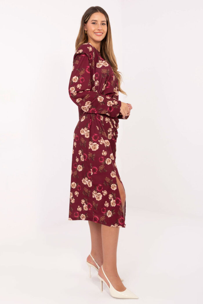 Sukienka Model IT-SK-20057-1.02 Bordo - Rue Paris -2