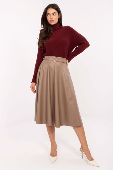 Spódnica Model DHJ-SD-A1997.76 Dark Beige - Italy Moda -1