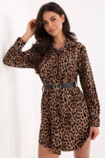 Sukienka Model IT-SK-19826-1.80 Camel - Italy Moda -1