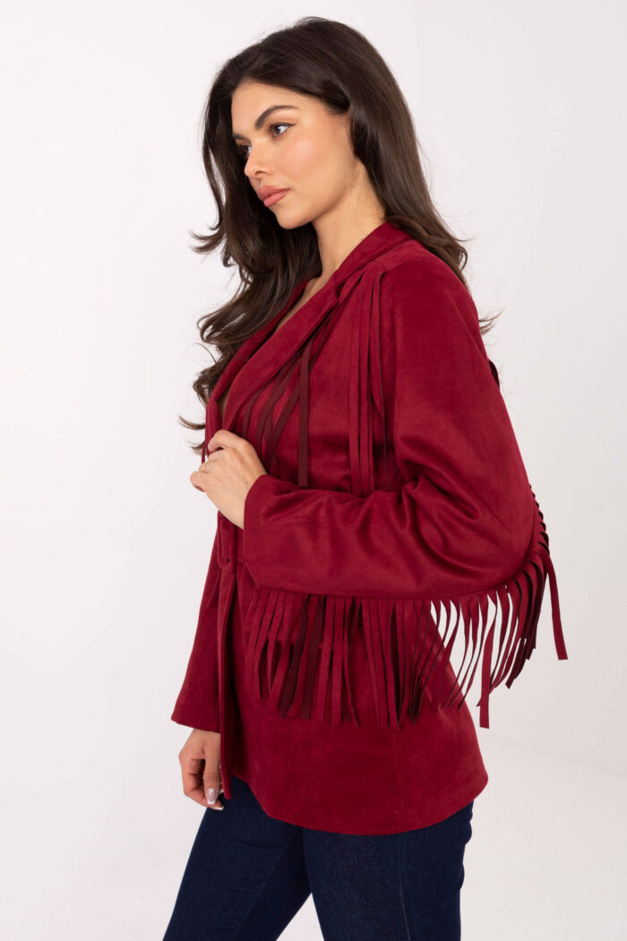 Marynarka Model IT-PL-5792.33 Bordo - Rue Paris -2