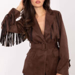 Marynarka Model IT-PL-5792.33 Brown - Rue Paris -1