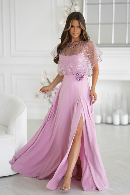 Sukienka Model 333-20 Dirty Pink - Bicotone -2
