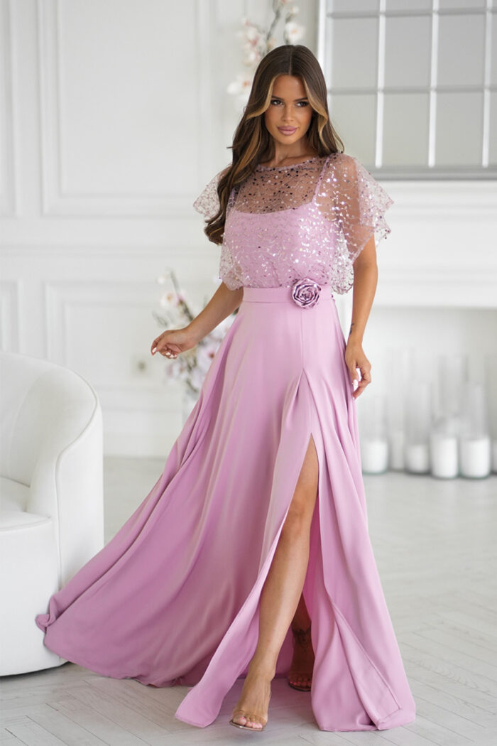 Sukienka Model 333-20 Dirty Pink - Bicotone -2