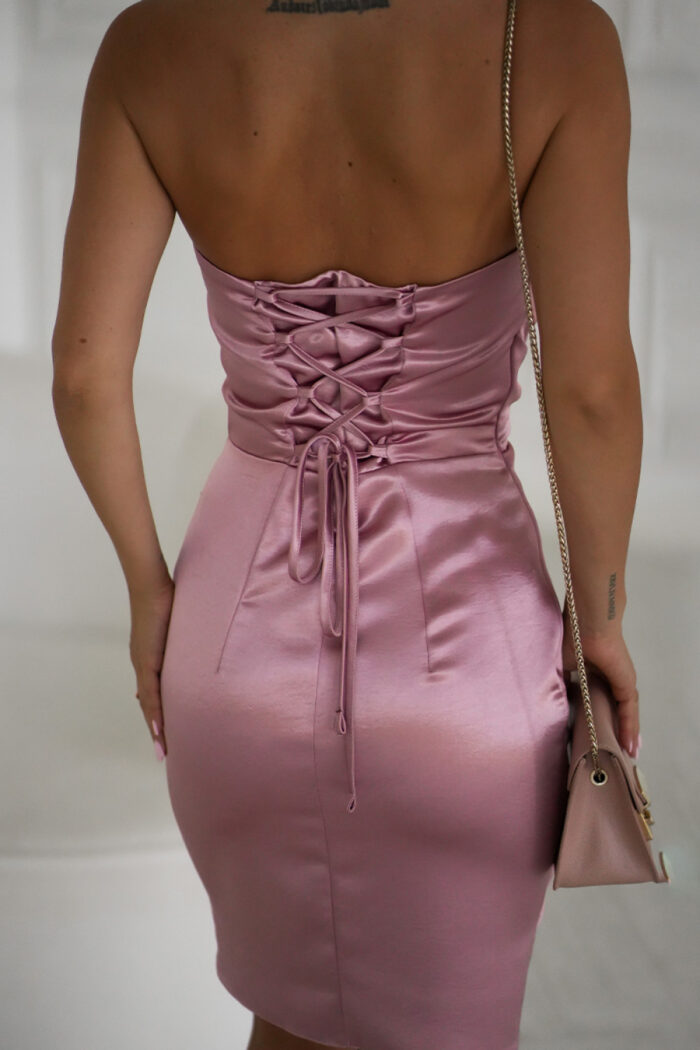 Sukienka Model 337-20 Dirty Pink - Bicotone -3