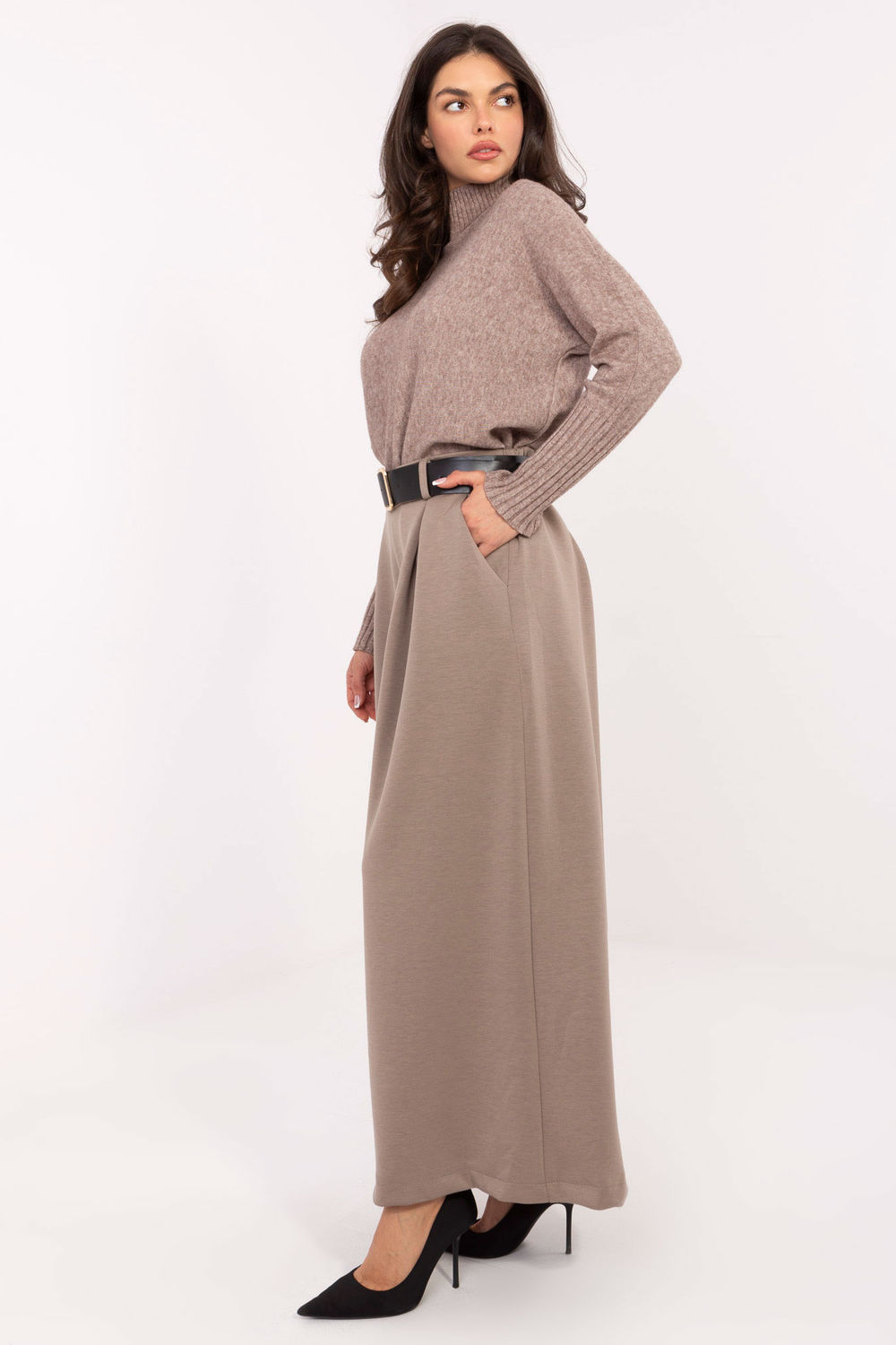 Spodnie Damskie Model IT-SP-17872.76 Beige - Italy Moda -2 Spodnie Damskie Model IT-SP-17872.76 Beige - Italy Moda -2