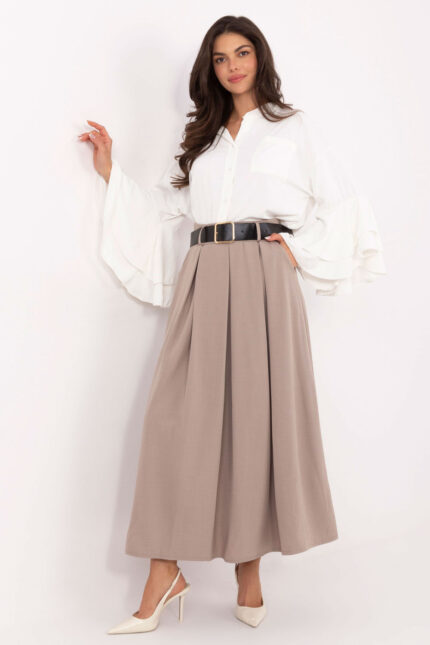 Spódnica Model IT-SD-19720.17P Dark Beige - Italy Moda -1