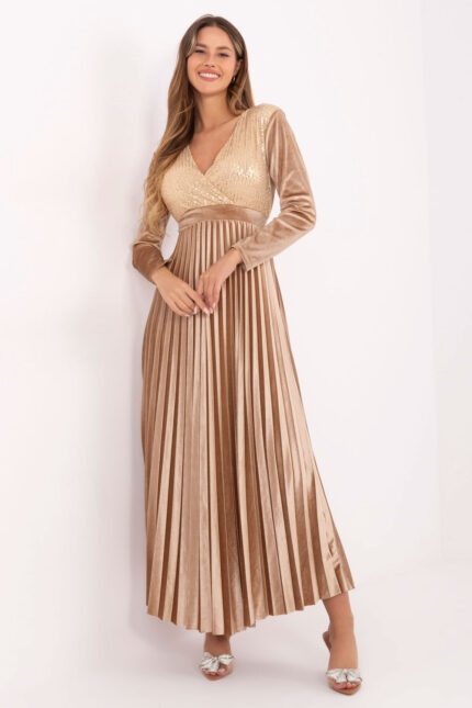Sukienka Model IT-SK-16919.04P Beige - Italy Moda -1