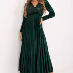 Sukienka Model IT-SK-16919.04P Dark Green - Italy Moda -1