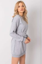 Sukienka Model RV-SK-6179.09 Grey - Rue Paris -2