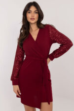 Sukienka Model MI-SK-67634.99 Bordo - Italy Moda -1