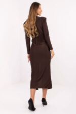 Sukienka Model IT-SK-21625.84 Dark Brown - Italy Moda -3