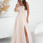 Sukienka Model 332-21 Beige - Bicotone -1