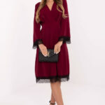 Sukienka Model MI-SK-92477.18P Bordo - Italy Moda -1
