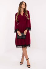Sukienka Model MI-SK-92477.18P Bordo - Italy Moda -1