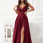 Sukienka Model 341-10-1-1 Bordo - Bicotone -1