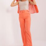 Spodnie Damskie Model DHJ-SP-18737.20 Fluo Orange - Italy Moda -1