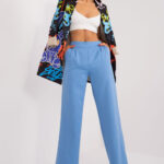 Spodnie Damskie Model WN-SP-8247.65 Blue - Rue Paris -1