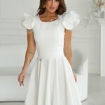 Sukienka Model 309-04 Ecru - Bicotone -1