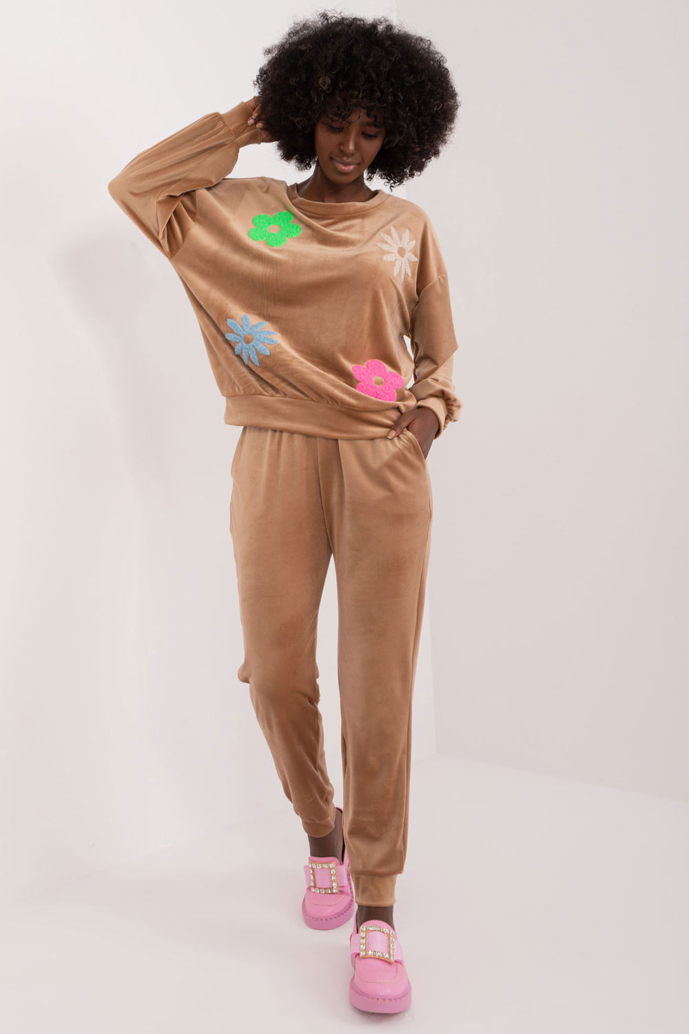 Spodnie Komplet Model DHJ-KMPL-8655.05 Dark Beige - Italy Moda -1 Spodnie Komplet Model DHJ-KMPL-8655.05 Dark Beige - Italy Moda -1