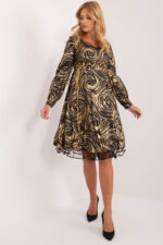 Sukienka Model LK-SK-509565.07 Black/Gold - Lakerta -1