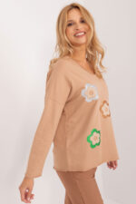 Bluzka Model DHJ-BZ-6679.22 Beige - Italy Moda -2