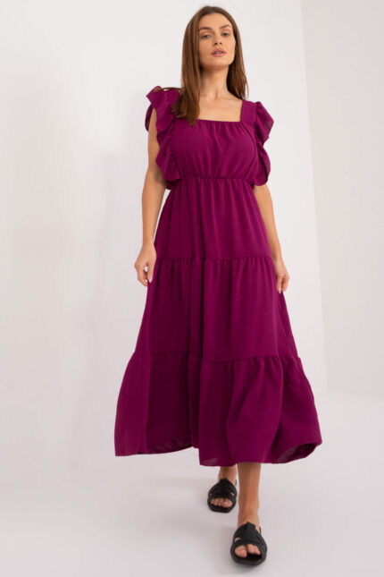Sukienka Model DHJ-SK-8352.04 Dark Violet - Italy Moda -1