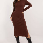 Sukienka Model LK-SK-509820.67 Dark Brown - Lakerta -1